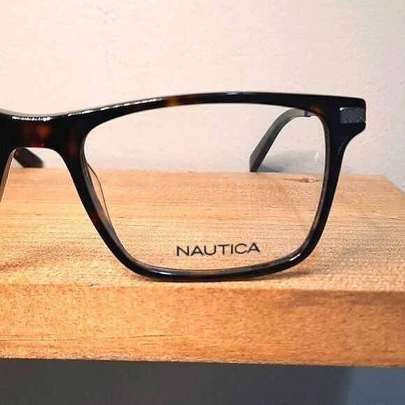 NEW NAUTICA Eyeglass Frame prescription-ready Tortoise, glasses unisex 54-18-144 - Picture 2 of 5